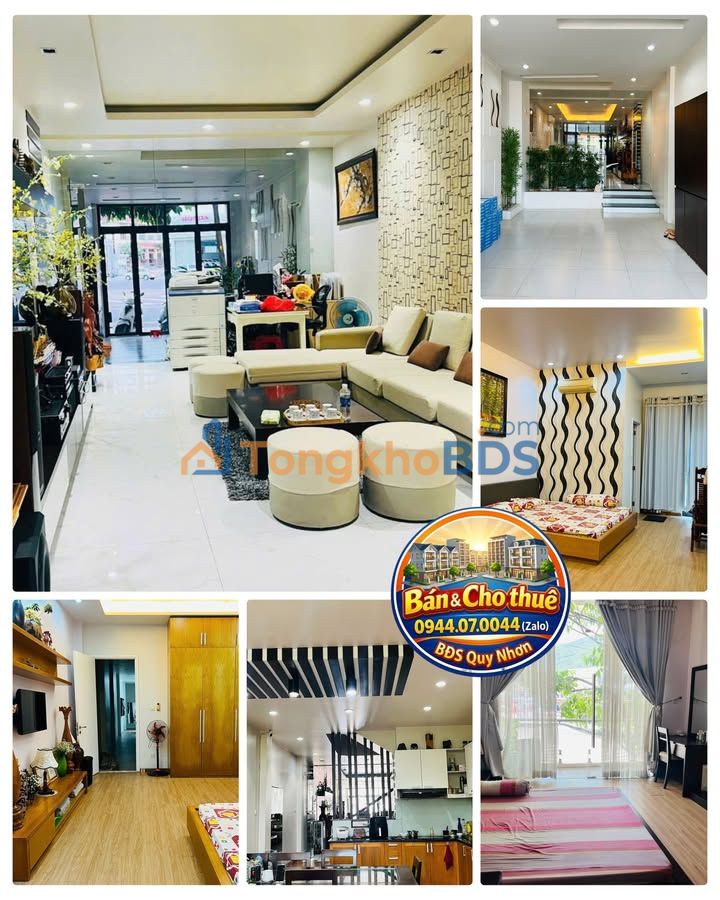Nhà Mặt Tiền Chương Dương, Quy Nhơn 105m² - 4 Tầng Hiện Đại, Sẵn Sàng Đón Gia Đình