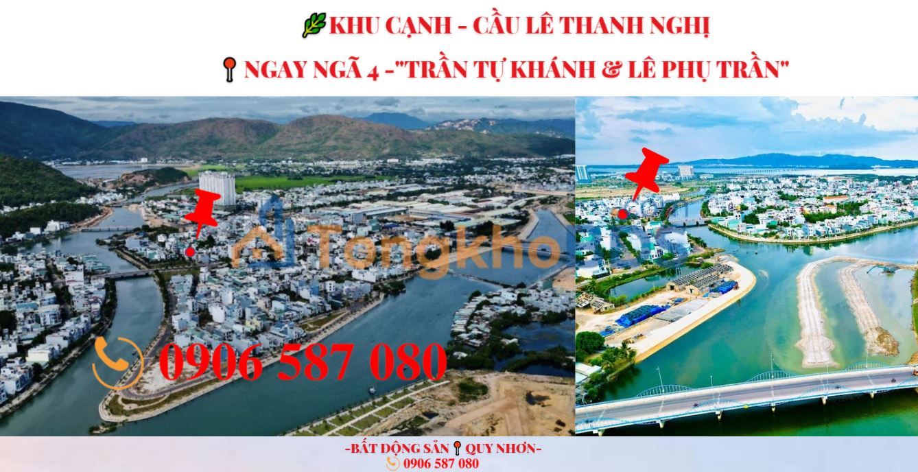 Đất nền mặt tiền Trần Tự Khánh, Quy Nhơn - 40m² - 2.x tỷ