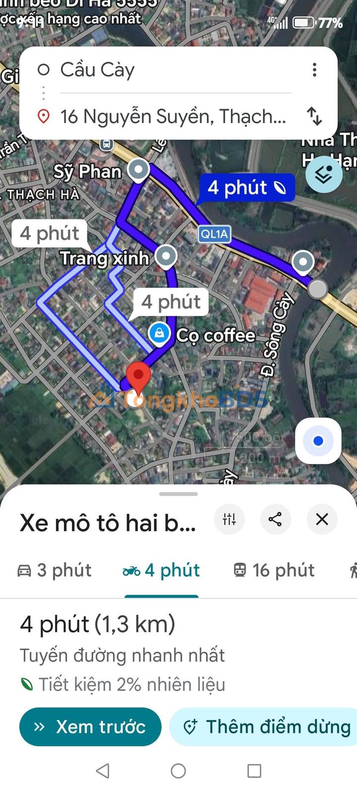 Đất Thổ Cư 148m² TDP 4 Thạch Hà - Sổ Đỏ Chính Chủ, Giá Tốt