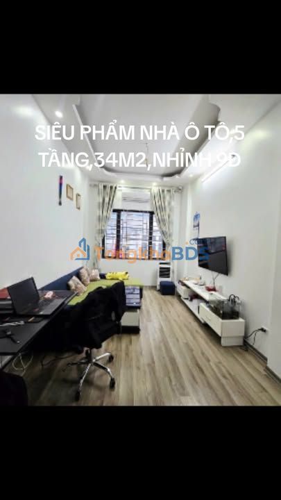 Nhà Phố Kinh Doanh Mặt Ngõ Thông Xuân La, Tây Hồ - 34m² 5 Tầng - 9 Tỷ