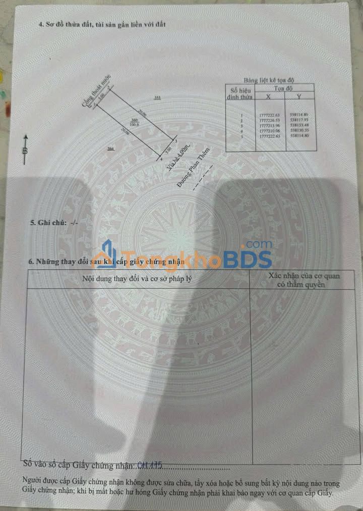 Bán Đất TĐC Hòa Sơn Đà Nẵng - 100m² Hướng Đông Nam - Giá 2.68 Tỷ