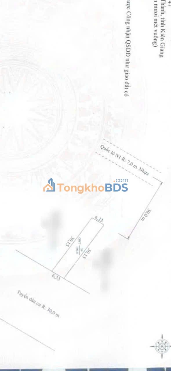 Đất nền QLN1 Châu Thành 780m² - Sổ đỏ chính chủ