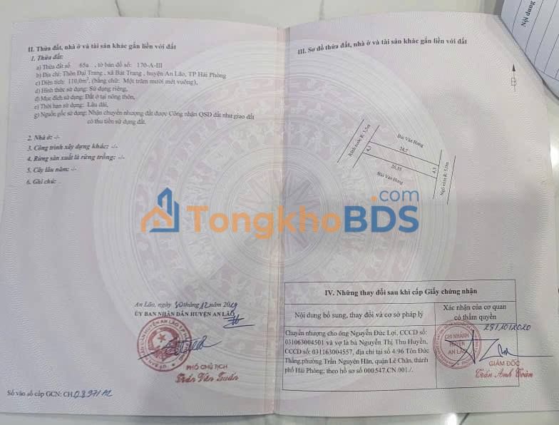 Đất Nền Mặt Tiền Kinh Doanh Tuyến 2 Đường 301, Kiến An - 110m² Giá Tốt