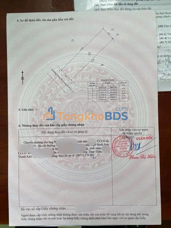 Đất Kiệt Ô Tô Trưng Nữ Vương - Trung Tâm Hải Châu 77m² - Sổ Hồng Riêng - 5.5 Tỷ