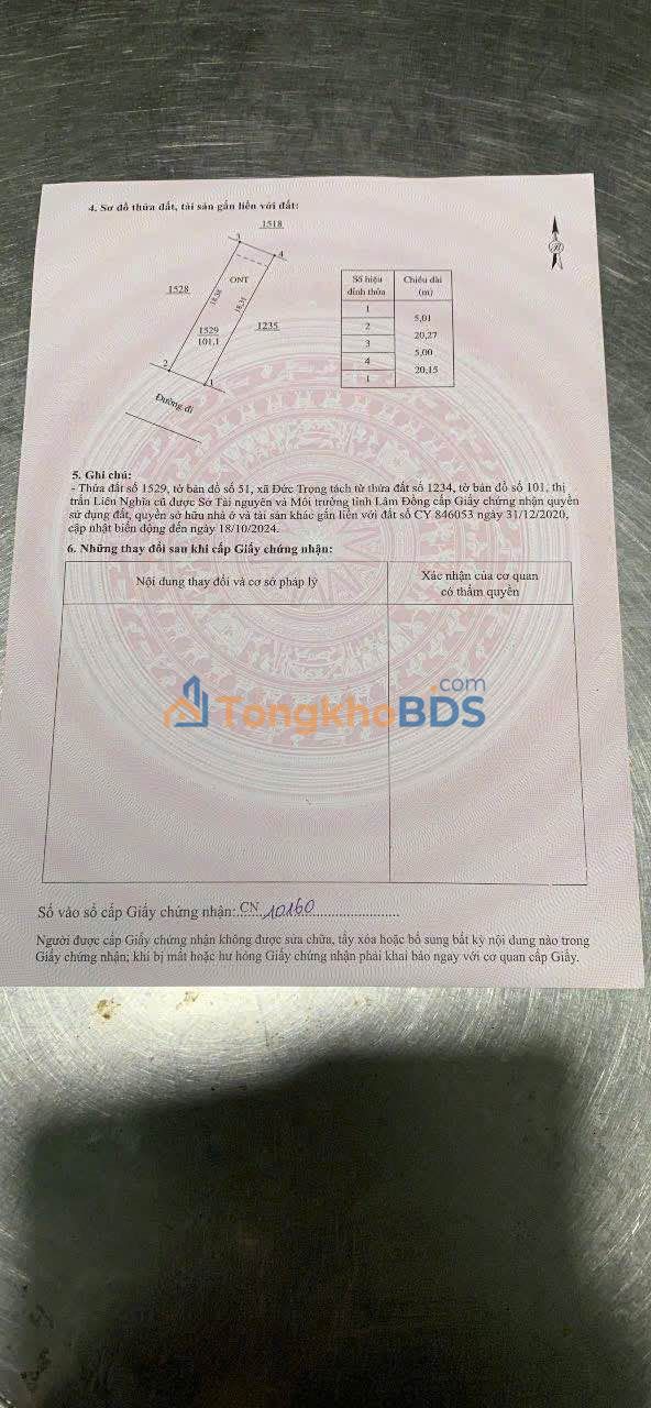 Đất Nền Hàm Thuận Bắc 100m² - Sổ Hồng Thổ Cư, Gần QL 28 - 1.08 Tỷ