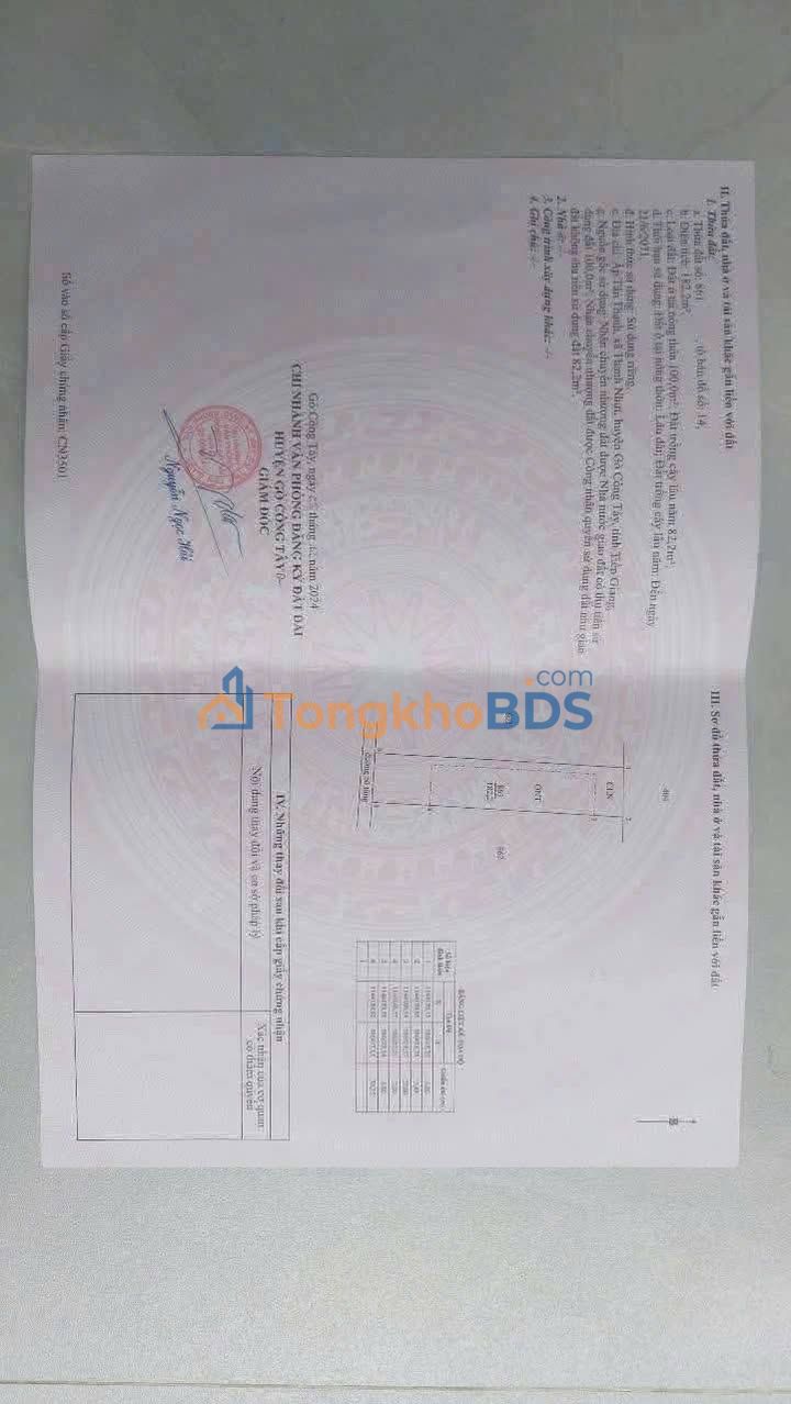 Đất Thổ Cư 180m² Lấp Vò, Đồng Tháp - Giá Tốt 330 Triệu