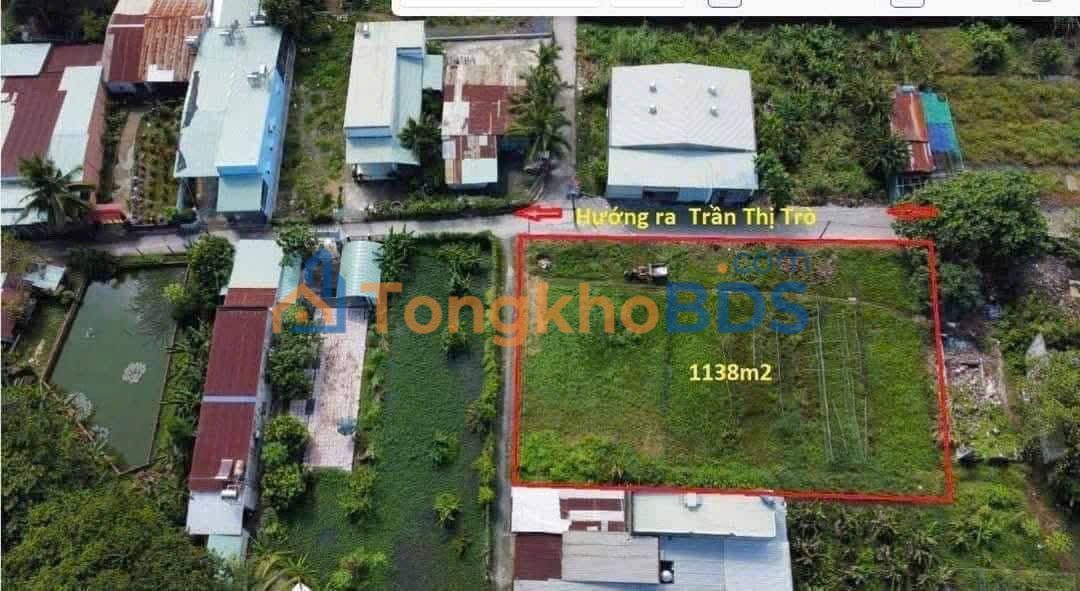 Bán Đất Củ Chi 1134m² Sổ Hồng - Gần Cầu Rạch Tra, Bình Mỹ