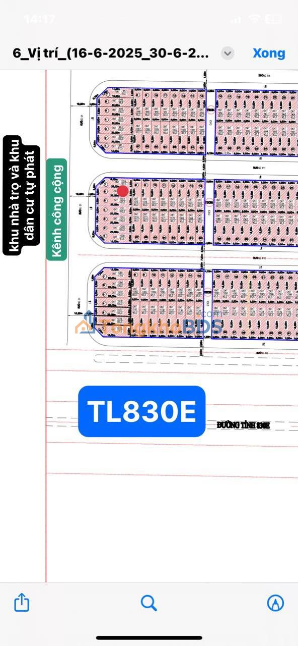 Đất nền 100m² góc 2 mặt tiền Bến Lức - Sổ hồng sẵn