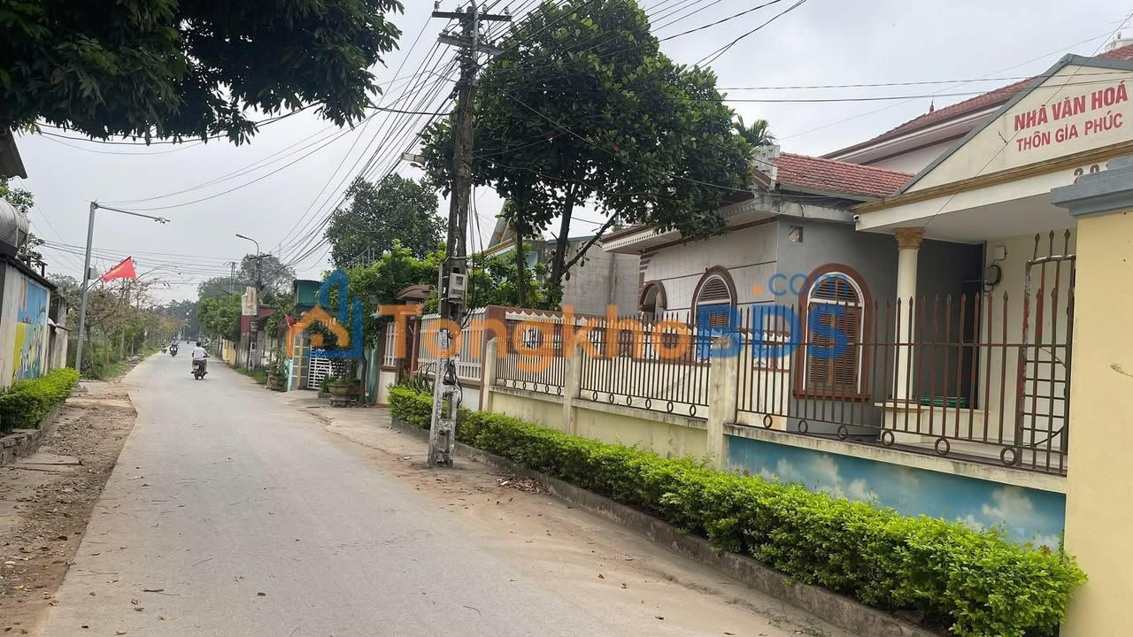 Bán đất tặng nhà 300m² trục chính Nguyệt Đức, Vĩnh Phúc - Sổ đỏ thổ cư