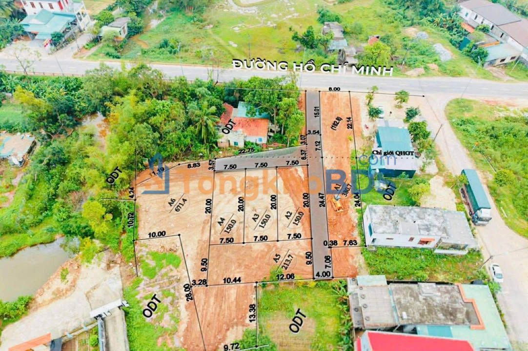 Đất nền 149.9m² Đồng Sơn, Quảng Bình - Hướng Bắc, Giá 6xx Triệu