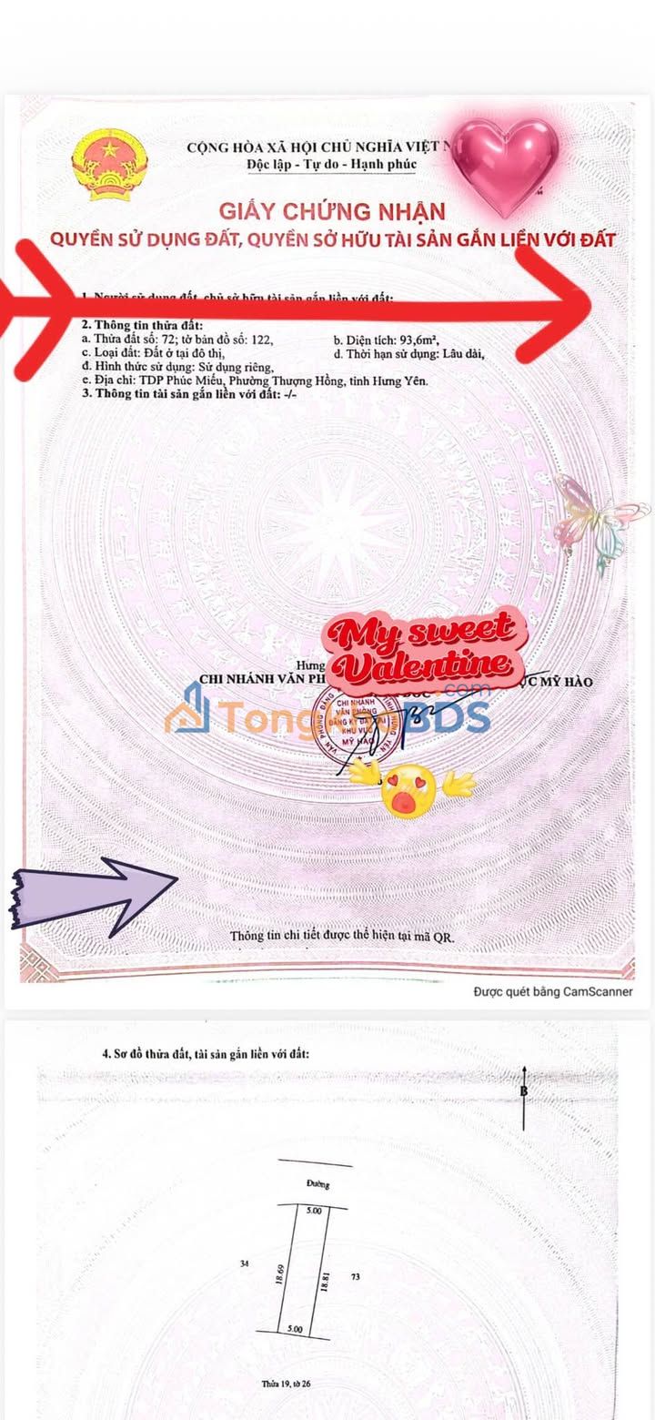 Đất nền Hưng Yên 93.6m² - Sổ hồng chính chủ, giá chỉ 2.x tỷ