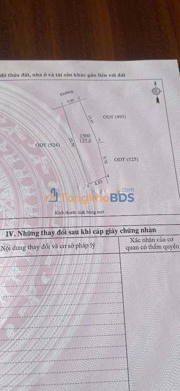 Bán đất Hưng Nguyên 127m² - Sổ đỏ chính chủ, giá 2.1 tỷ