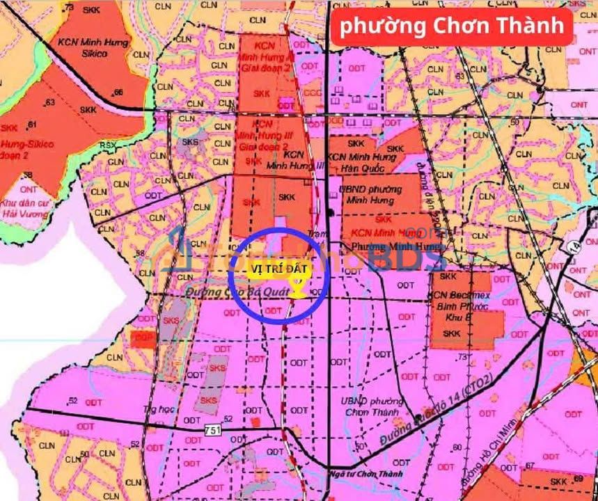 Mặt Tiền Kinh Doanh Chơn Thành 500m² - Sẵn Sàng Đầu Tư Sinh Lời