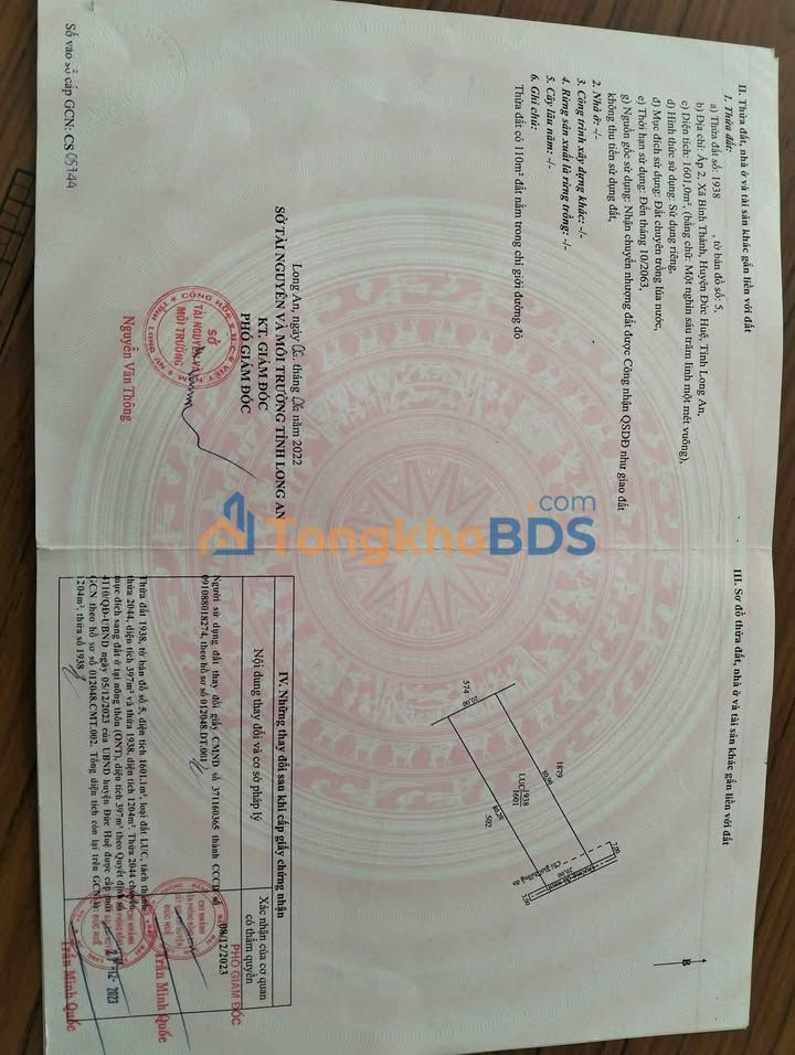 Đất Vườn 1600m² Mặt Tiền Đường Đa Xanh, Quận 8 - Giá 1.5 Tỷ