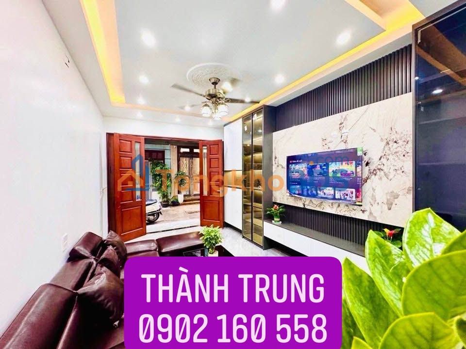 Nhà 5 Tầng 41m² Hoàng Mai - Ngõ Ô Tô, Kinh Doanh Tốt