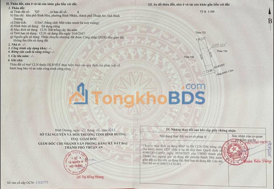 Đất nền CMT8 Bình Nhâm 110m² giá 1.8 tỷ - Sổ đỏ chính chủ