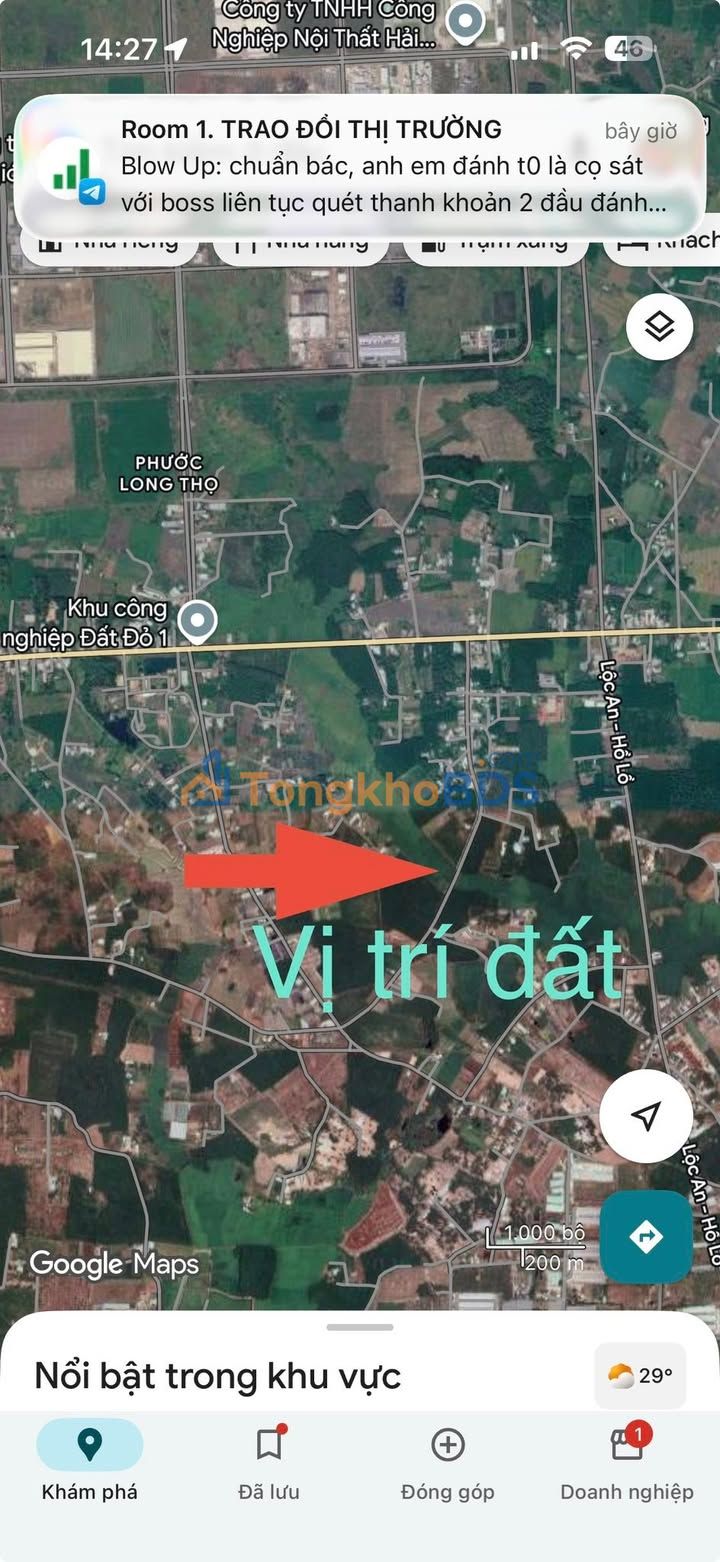 Đất nền Phước Long, Đất Đỏ 150m² - Sổ hồng sẵn, Giá 9xx triệu