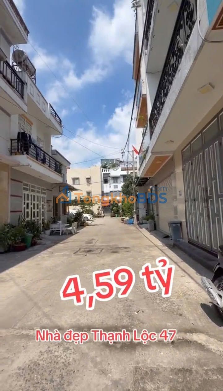 Bán Nhà Thạnh Lộc Q12 - 4PN, Đường 7m, 4.59 Tỷ
