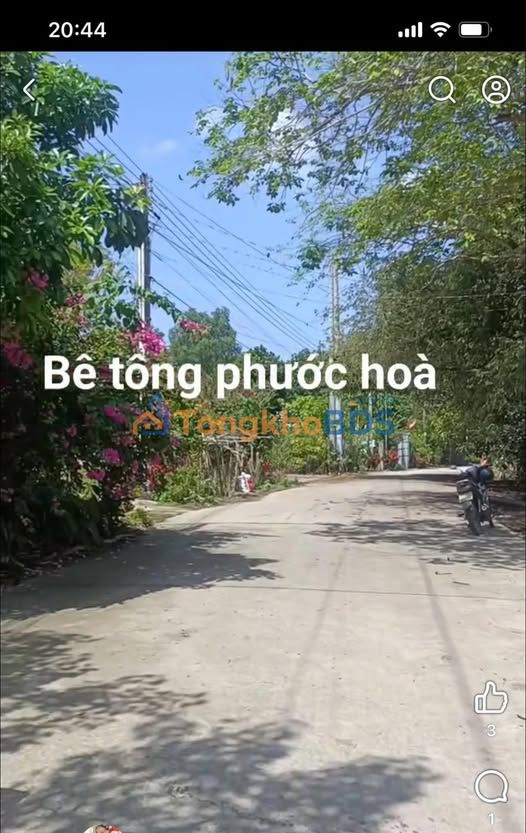 Đất nền Phước Hòa, Phú Giáo 700m² giá 1.1 tỷ - Sổ thổ cư sẵn sàng