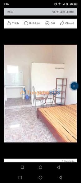 Cho thuê phòng trọ 17m² Phường Quảng Thắng, Thanh Hoá - Giá 1 Triệu