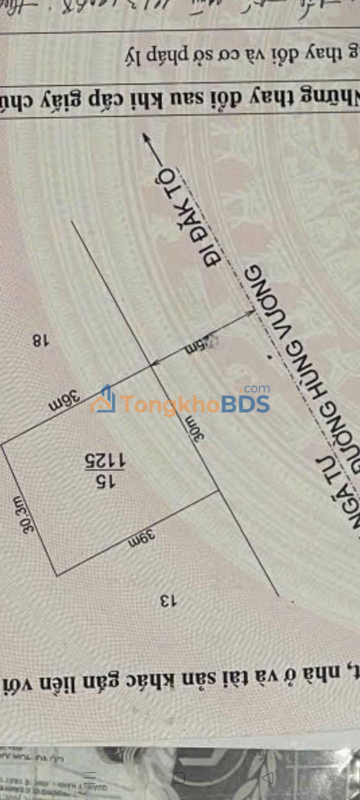 Đất nền 1090m² mặt tiền QL14, Sa Thầy, Kon Tum - Sổ đỏ sẵn sàng giao dịch