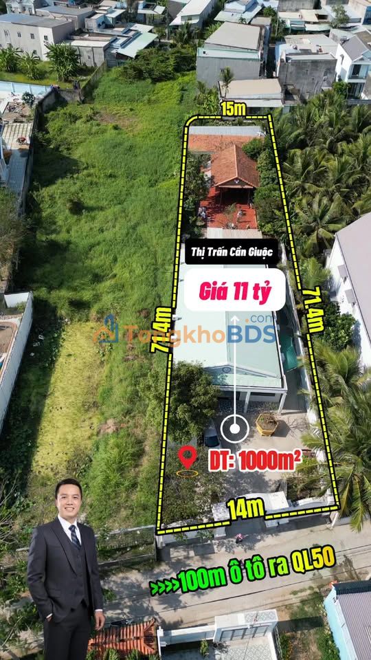 Nhà Vườn 1000m² Cần Giuộc - Thu Nhập Ổn Định Từ Tiệm Bida & Cây Ăn Trái