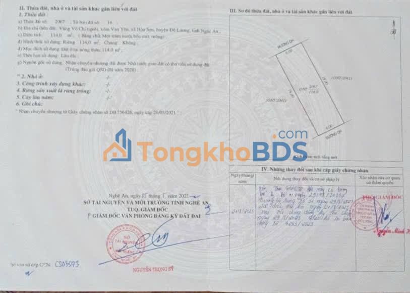 Đất Mặt Tiền QL7A Đô Lương 114m² - Kinh Doanh Sầm Uất, Giá 2 Tỷ