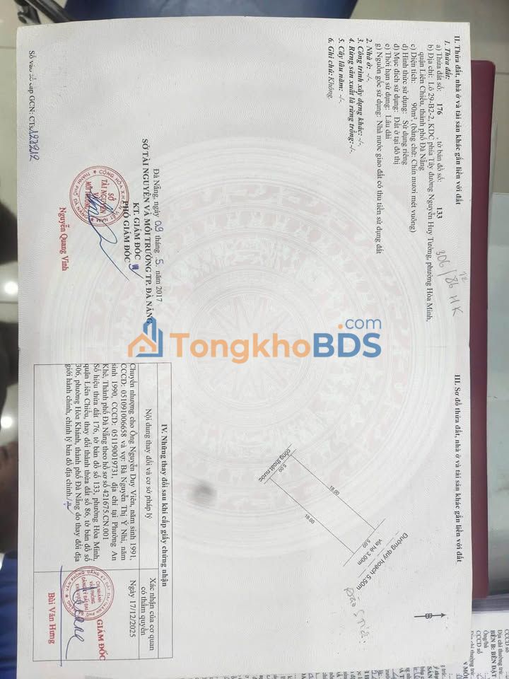 Đất Mặt Tiền Đào Sư Tích, Đà Nẵng - 90m², Hướng Đông Bắc, Giá Tốt