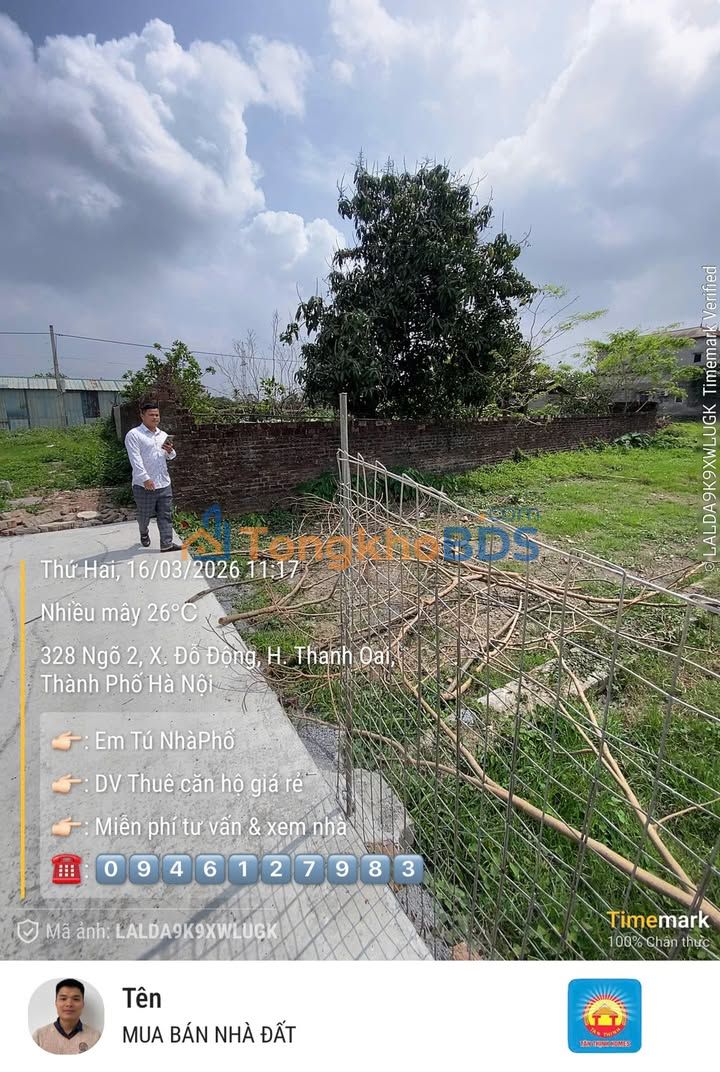 Đất nền Thanh Oai 54m² - Sổ đỏ sẵn sàng - Đầu tư sinh lời