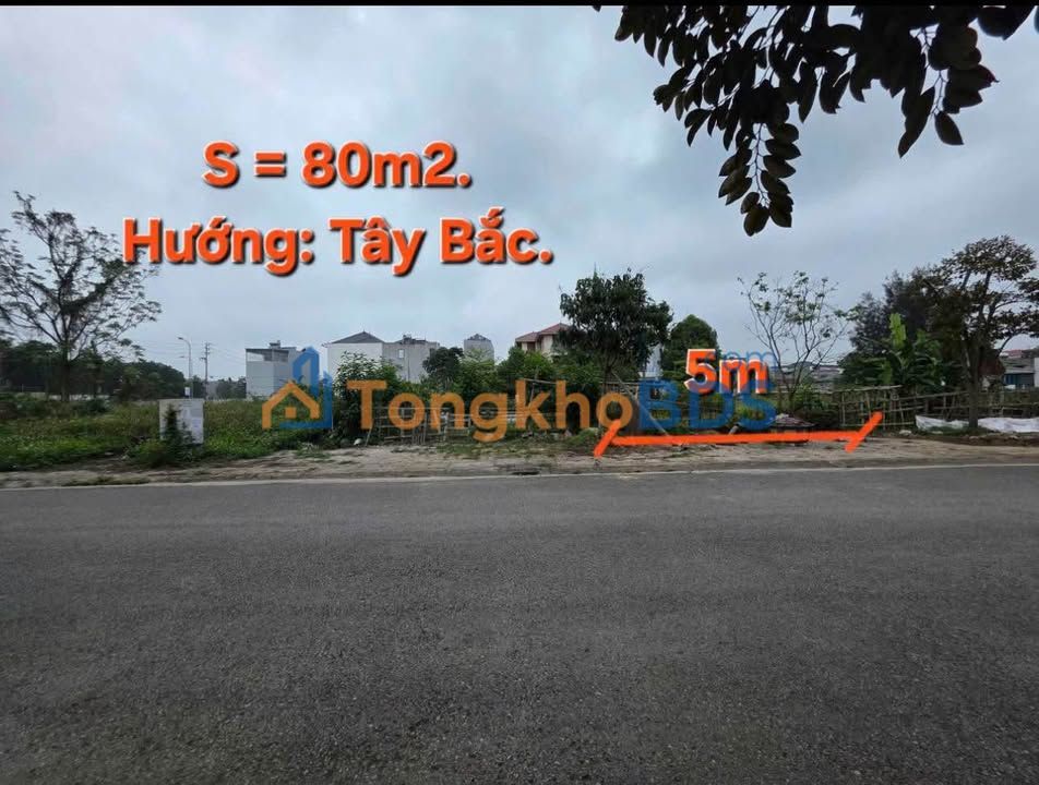 Đất nền Hạc Thành, TP Thanh Hóa 80m² - Sổ đỏ chính chủ, ô tô tránh