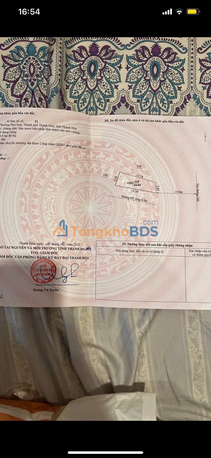 Nhà Mặt Tiền Kinh Doanh 64.8m² Trục Chính Phú Sơn, Thanh Hóa - Giá Tốt