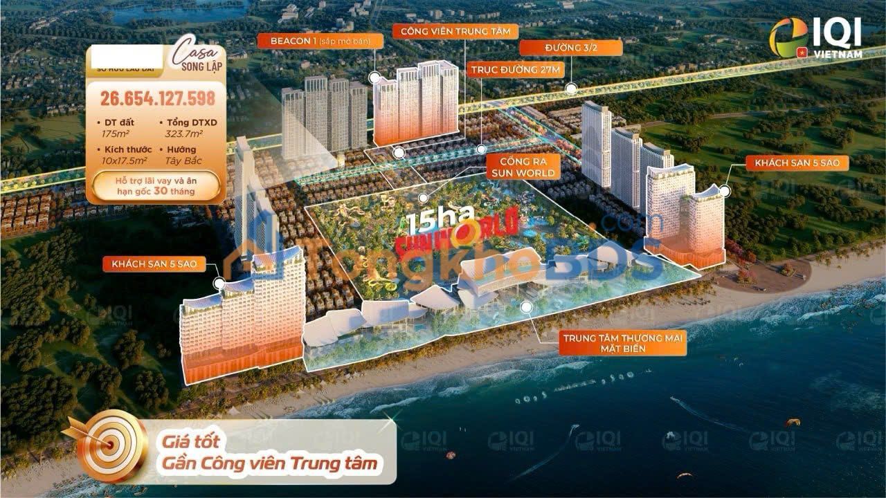 Biệt thự Song Lập Blanca City Vũng Tàu - Sở hữu lâu dài, 323m² XD