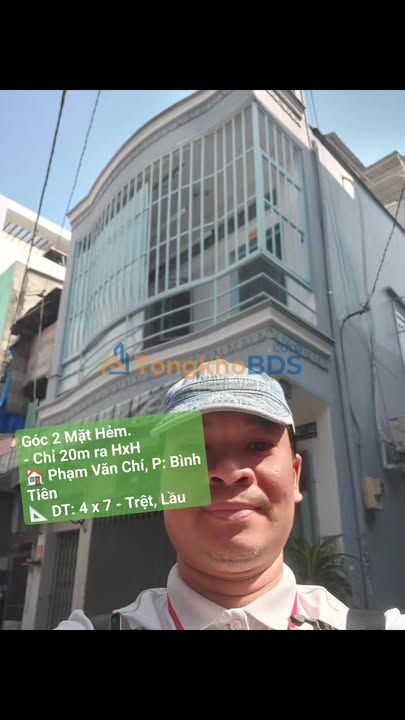 Nhà Góc 2 Mặt Hẻm, P.1 Q6 - 28m² Giá 3.99 Tỷ