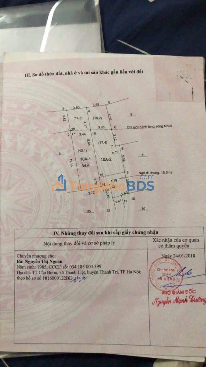 Bán nhà Mậu Lương Hà Đông 55m² 4 tầng - Sẵn sàng ở ngay!