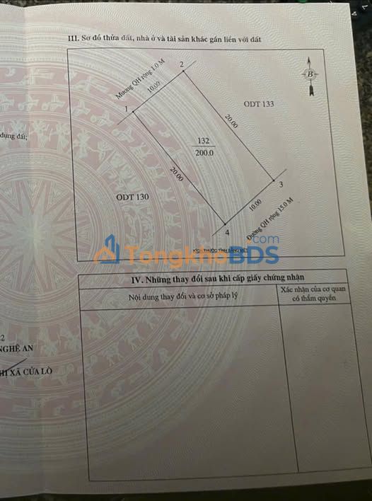 Đất nền Nghi Hải, Vinh: 200m² sát biển Bình Minh, Sổ đỏ vuông vắn - Giá tốt!