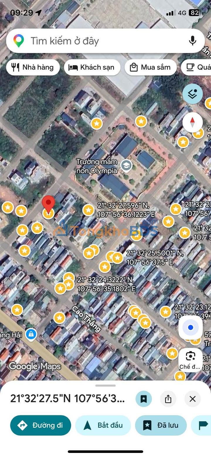 Bán Đất Góc 85.5m² Mặt Tiền 9.5m Gần Trường Olympia, Quảng Yên