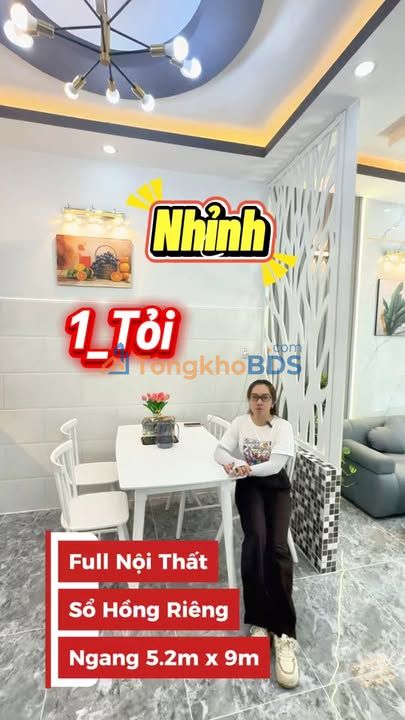 Nhà 2 Tầng Sổ Hồng 50m² Q8 - Full Nội Thất, Hướng Nam Giá 1.68 Tỷ