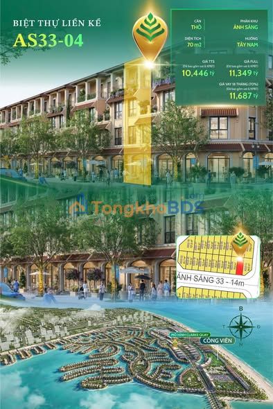 Căn hộ góc 70m² Vinhomes Green Paradise - Giá tốt nhất, Pháp lý rõ ràng