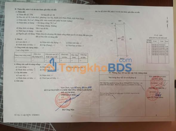 Đất nền Nam Sông Đào, 67m², Hai Mặt Đường - Sổ Đỏ Rõ Ràng