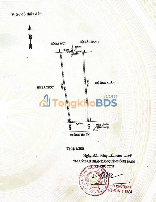 Bán Đất Mặt Đường Hạ Lý, Hải Phòng - 82m², Nở Hậu, View Sông Tam Bạc