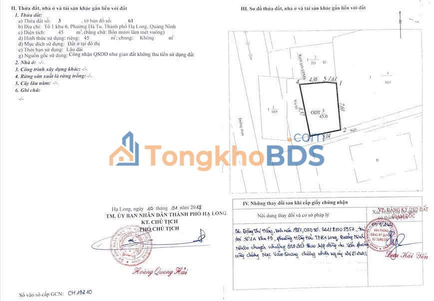 Đất Vàng Mặt Tiền Quốc Lộ - Hạ Long 45m² Ô Góc Kinh Doanh