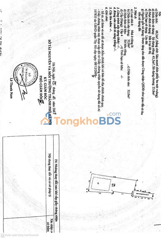 Nhà 45.5m² Thụy Khuê, Tây Hồ - Sổ đỏ chính chủ, giá 8.19 tỷ