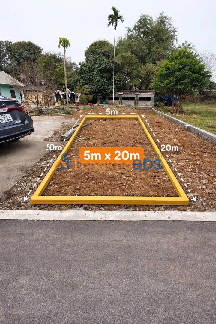 Đất nền Tọa Trại, Đan Phượng 100m² - Sổ hồng sẵn, giá 2 tỷ