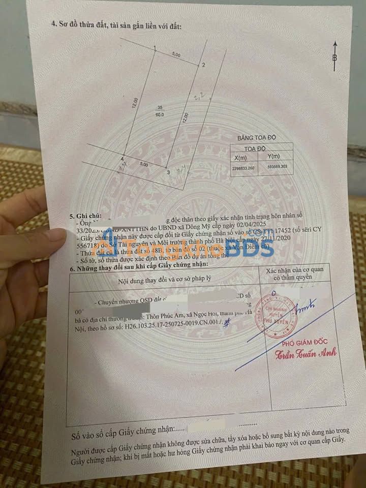 Đất Lô Góc Đỗ Xá, Phú Xuyên 60m² - Tặng Nhà, Kinh Doanh Sầm Uất