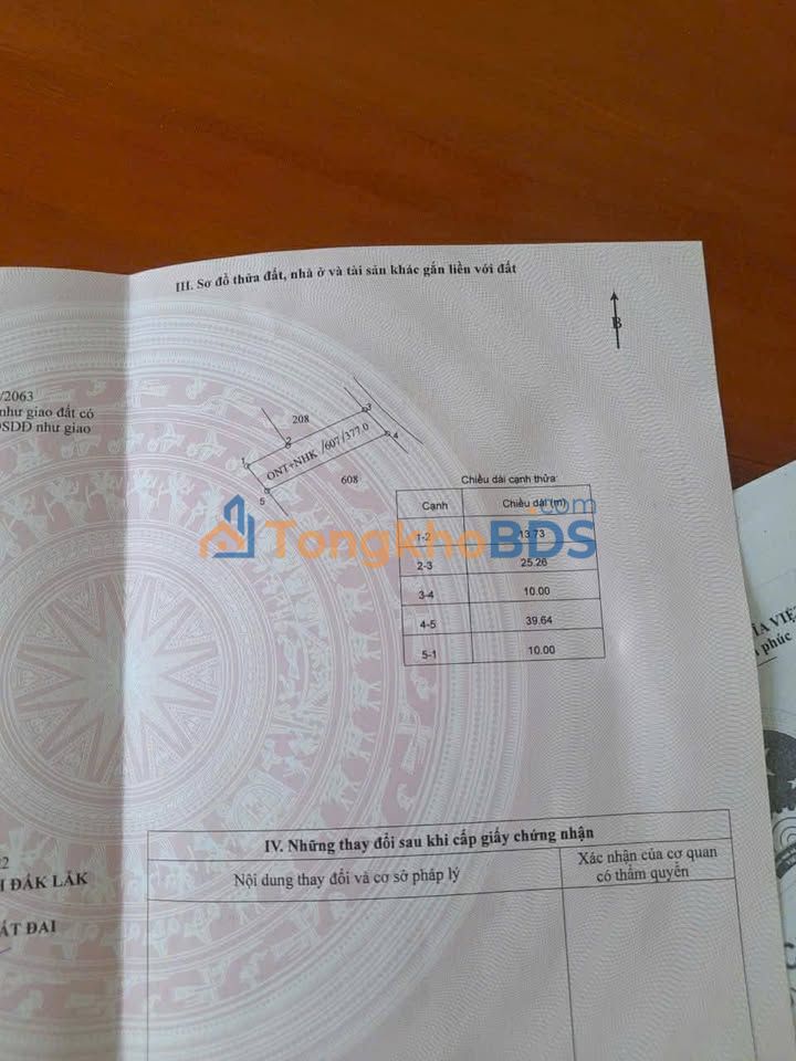 Đất thổ cư Buôn Đôn 377m² - Sổ sẵn, ô tô vào tận nơi - Giá 650 triệu