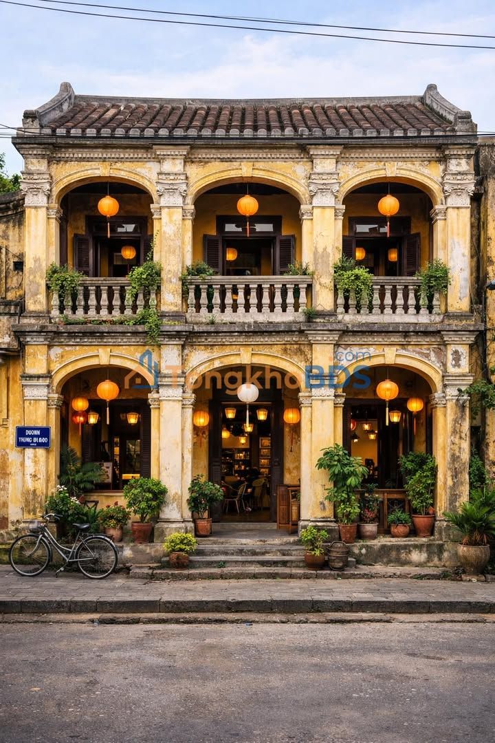 Nhà Pháp Cổ Phan Bội Châu, Đà Nẵng - 176m² 2MT, Kinh Doanh Đỉnh Cao