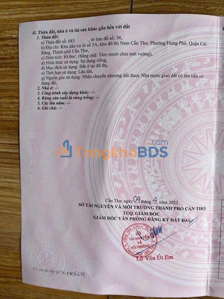 House Hưng Phú, Cần Thơ 94m²/7.2 tỷ - Chính chủ bán