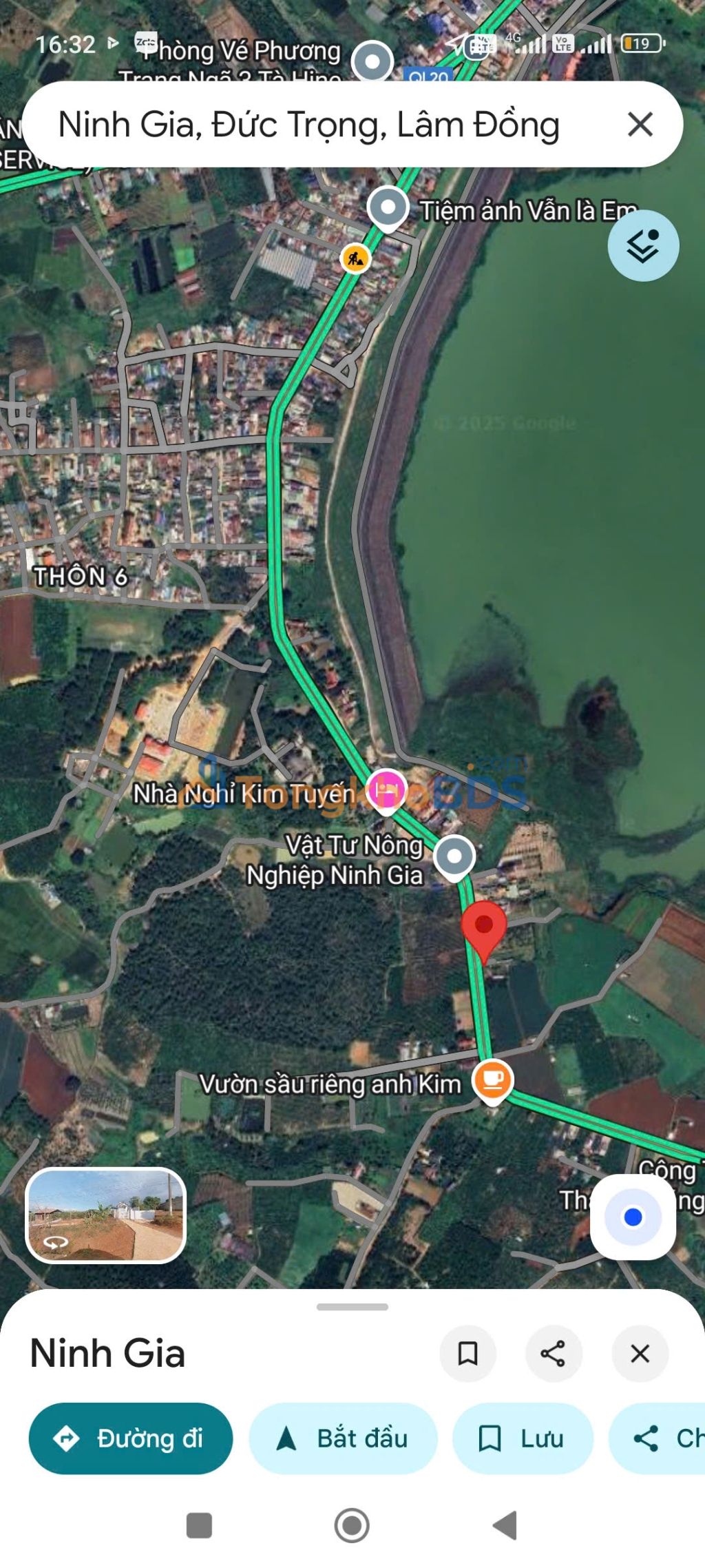 Đất nền Ninh Gia Đức Trọng 547m² 3,8 tỷ - Sổ hồng chính chủ