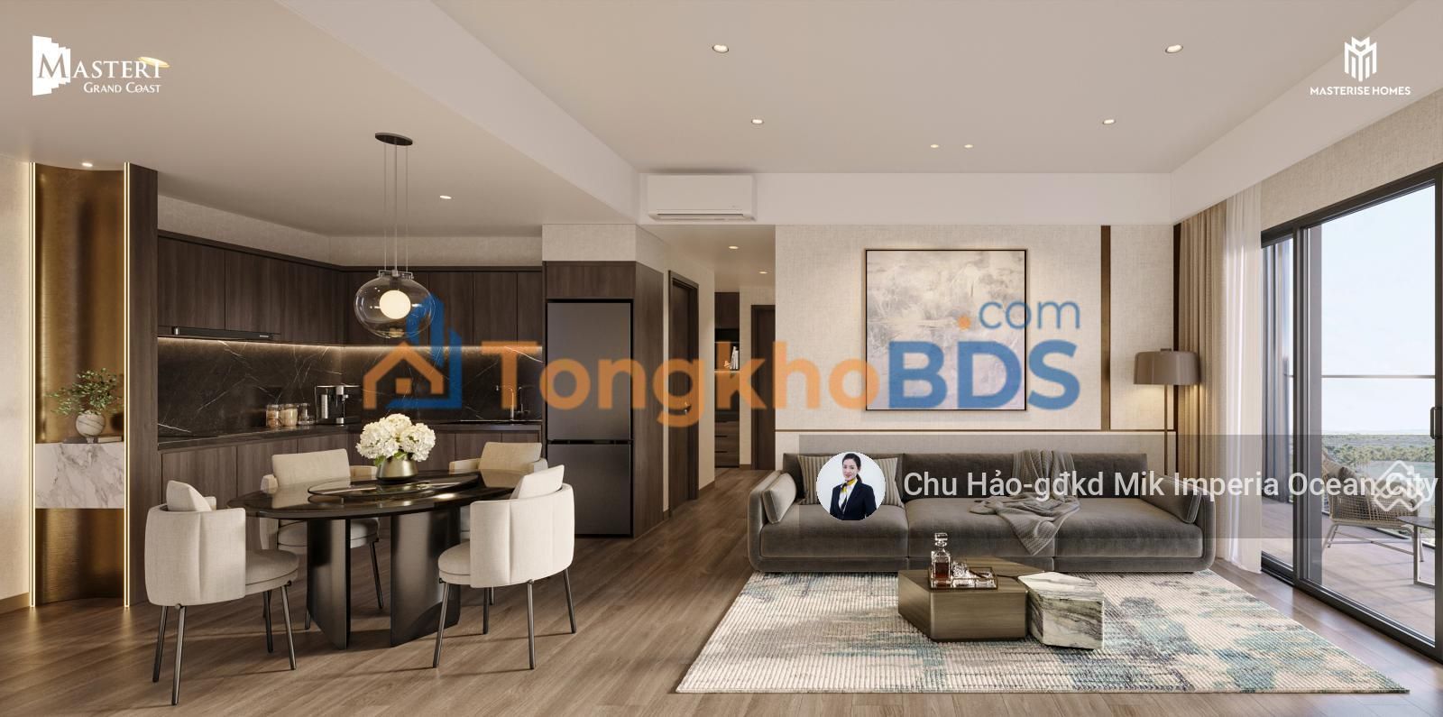 Căn hộ Masteri Grand Coast Văn Giang 30m² 1,99 tỷ - View đẹp