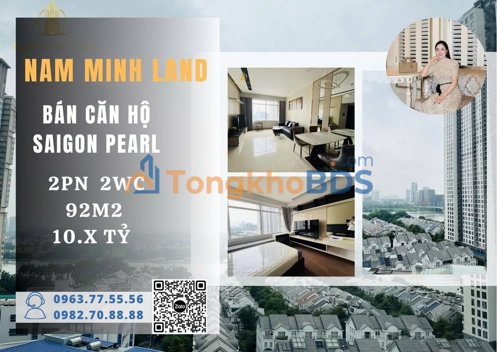 Căn hộ Saigon Pearl Nguyễn Hữu Cảnh 90m² giá thỏa thuận - View sông, full nội thất
